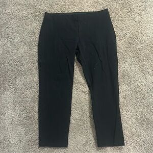 Black capri office pants